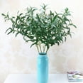 thumbnail image 3 of Artificial Plants Greenery Olive Branches Stems Fake Plants Green Leaves Fruits Branch Leaves for Home Office ndoor Outside DIY-Wreath Decor 37-Inch, 3 of 9