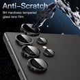thumbnail image 4 of for Samsung Galaxy S25 Ultra Camera Lens Protector, 9H Tempered Glass Camera Cover Screen Protector Metal Individual Ring for Samsung Galaxy S25 Ultra, Black, 4 of 6