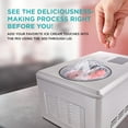 thumbnail image 4 of Ivation Automatic Compressor Ice Cream Maker, 2 Qt Gelato Maker, Gray, 4 of 11