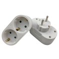 thumbnail image 1 of AC portátil 250V 16A 3500W enchufe de la UE 1 a 2 adaptador de enchufe convertidor de salida Sywqhk Libre de BPA, 1 of 2