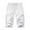 White, variant on NAFUU Mens Casual Shorts Men's Cotton Linen Capri Pants Loose Elastic Waist Drawstring Yoga Beach Pants With Pockets Stretch Golf Shorts