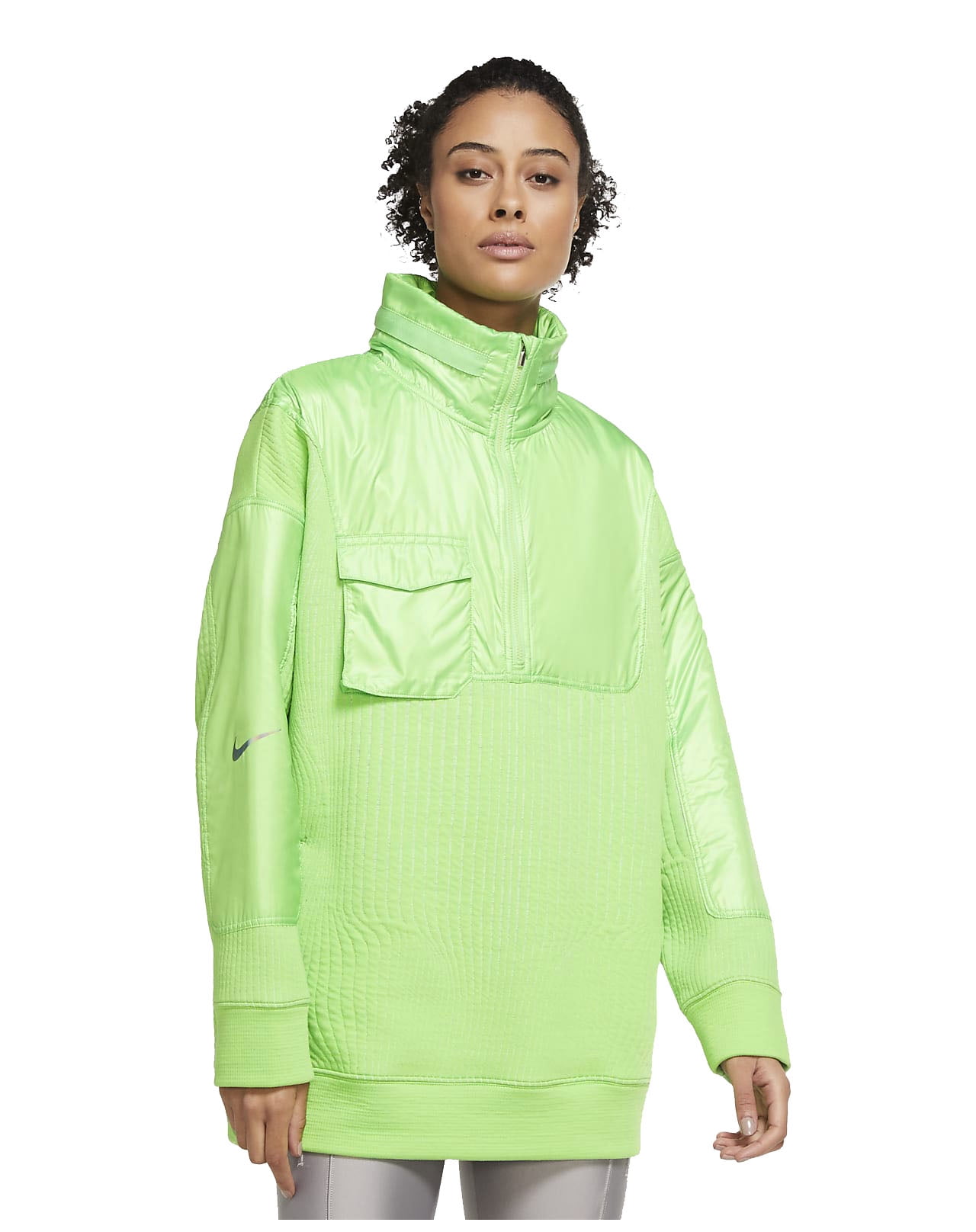 4 Zip Training Jacket (Lime Green 