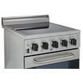 thumbnail image 3 of Unique Prestige 20" 1.6 cu/ft Freestanding Electric Range with Convection Oven in Stainless Steel, 3 of 10