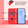thumbnail image 3 of ELEHOLD Wallet Case for Google Pixel 8A, PU Leather Stand Case with 3 Card Holders & Wrist Strap, Shockproof TPU Inner Flip Cover,Red, 3 of 8