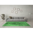 thumbnail image 3 of Ahgly Company Indoor Rectangle Oriental Emerald Green Industrial Area Rugs, 2' x 5', 3 of 4