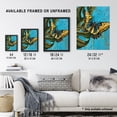 thumbnail image 3 of Yellow Butterfly on Monstera Plant Leaf Painting Living Room Large Wall Art Poster Print Thick Paper 18X24 Inch, 3 of 5