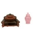 thumbnail image 1 of Sofá en miniatura para muñecas,Muebles de casa de muñecas,modelo de sofá europeo,decoración,Tarro de cerámica para jengibre,Jarrón de cerámica con jengibre y arreglo floral,Jarrón, 1 of 8