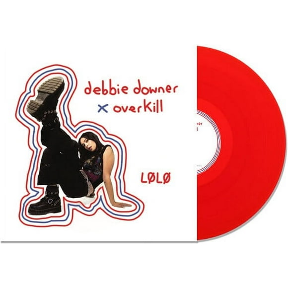 LÃLÃ - Debbie Downer / Overkill  [VINYL LP] Explicit, Red, Colored Vinyl