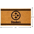 thumbnail image 2 of Pittsburgh Steelers 16" x 28" Logo Turf Mat, 2 of 3