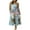 Grey, variant on Kmbangi Women Spaghetti Strap Sleeveless Dress Summer Print Flowy A-Line Party Long Dress for Cocktail Beach Streetwear