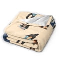 thumbnail image 2 of 5 Seconds Of Summer 5sos Blanket Soft Warm Flannel Air Conditioning Blanket Throw Blankets For Bed Couch Sofa Bedroom Living Room All Season 50"X40", 2 of 9