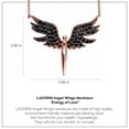 thumbnail image 4 of LADORIN Angel Wings Necklace - 925 Sterling Silver Necklace with Special Wooden Gift Box, 4 of 8
