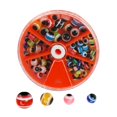 thumbnail image 1 of 135pcs de línea de pesca 4 mm / 5 mm / 6 mm / 8 mm de aparejo de peces señuelos de pesca Carolina Rigs Taxes Rigs Bobber, 1 of 9