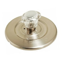 Thrifco 4402606 Aftermarket Tub/Shower Single Handle Trim Kit for Moen Chateau Style, Acrylic Handle, Satin Nickel Finish Faceplate Trim