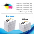 thumbnail image 3 of True Image 2-Pack Compatible Toner Cartridge for Xerox 106R01596 Work with Phaser 6500 6500N 6500DN WorkCentre 6505 6505N 6505DN Printer (Yellow), 3 of 10