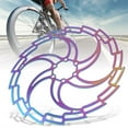 thumbnail image 3 of Freno De Disco Hueco De Bicicleta De Alta Dureza De Acero Inoxidable, Disco Ultraligero, Ciclismo Para Reparación De Ciclistas ANGGREK 203MM, 3 of 8