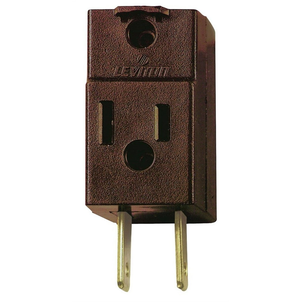 Leviton Polarized 3 outlets Outlet Adapter Surge Protection 1 pk