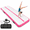 Pink-13ft*3.3ft*4inches(4m*1m*0.1m), variant on Inflatable Gymnastics Air Mat Tumble Track With Pump Foring
