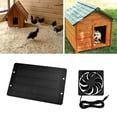 thumbnail image 3 of DOLITY Waterproof Solar Powered Panel Ventilation Extractor Fan 10W Portable single fan, 3 of 9