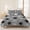 Black Light Gray Dark Gray, variant on 3 Pieces King Quilt Set,USA Star and Stripe Retro Wood Barn Soft Bedding Sets with 1 Quilt & 2 Pillow Shams,Farm Wooden Patriotic Flag Summer Bedspread Lightweight Coverlet Comforter for All Season