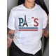 thumbnail image 1 of Stylish Paris Graphic Women's Comfort Fit T-Shirt - Soft, Breathable, Relaxed Fit, Stylized Lettering, Casual Wear, Short Sleeve, Summer Essential Tee For Adult, Men, Women, Teen, Teenager, Adolescen, 1 of 7