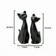 thumbnail image 2 of Black Cat Statue, Home Decor Mini Cat Figurines, Room Decor Matt Ceramic Small Cat Figurine, Give Cat Figurines For Cat, 2 of 5