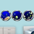 thumbnail image 2 of VWAQ Coral Reef Fish Decals, Submarine Portholes, Underwater Ocean Stickers -VWAQ-SPW18 (14" Diameter, Silver), 2 of 2