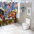 thumbnail image 7 of Orinice Horse Cactus Cowgirl Bathroom Decor Set with Hooks, Luxurious Polyester Fabric Shower Curtain, Waterproof and Easy to Install 60x72, 7 of 7