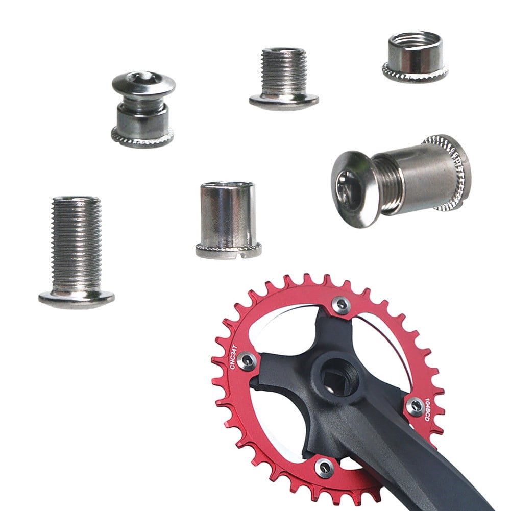 Lot De 5 Vis De Plateau En Acier Inoxydable Pour VTT – Simples, Doubles Ou Triples, Résistantes à La Rouille (modèle C Simple)
