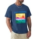 thumbnail image 1 of Camiseta de verano para hombre camisa de manga corta con cuello redondo sin estampado de los 90, 1 of 7