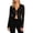 A01 Black, variant on Summer Cardigans for Women Lightweight Tie Front Tops Sheer Mesh Bell Long Sleeve Ruffle Blouse Shirt Crop Top Elegant Chiffon Blouse Resort Wear Black S