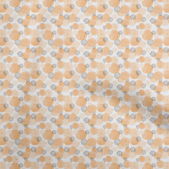 oneOone Cotton Flex Peach Fabric Abstract Sewing Fabric By The Yard Printed Diy Clothing Sewing Supplies 40 Inch Wide