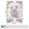 thumbnail image 4 of HENGT  Koala Blanket Koala Throw Blankets Cozy Fleece Flannel Blanket Plush Lightweight Blanket Bedding Koala Gifts for Girls Boys Teens Kids Men Women Adults for Couch Sofa Bed, 4 of 6
