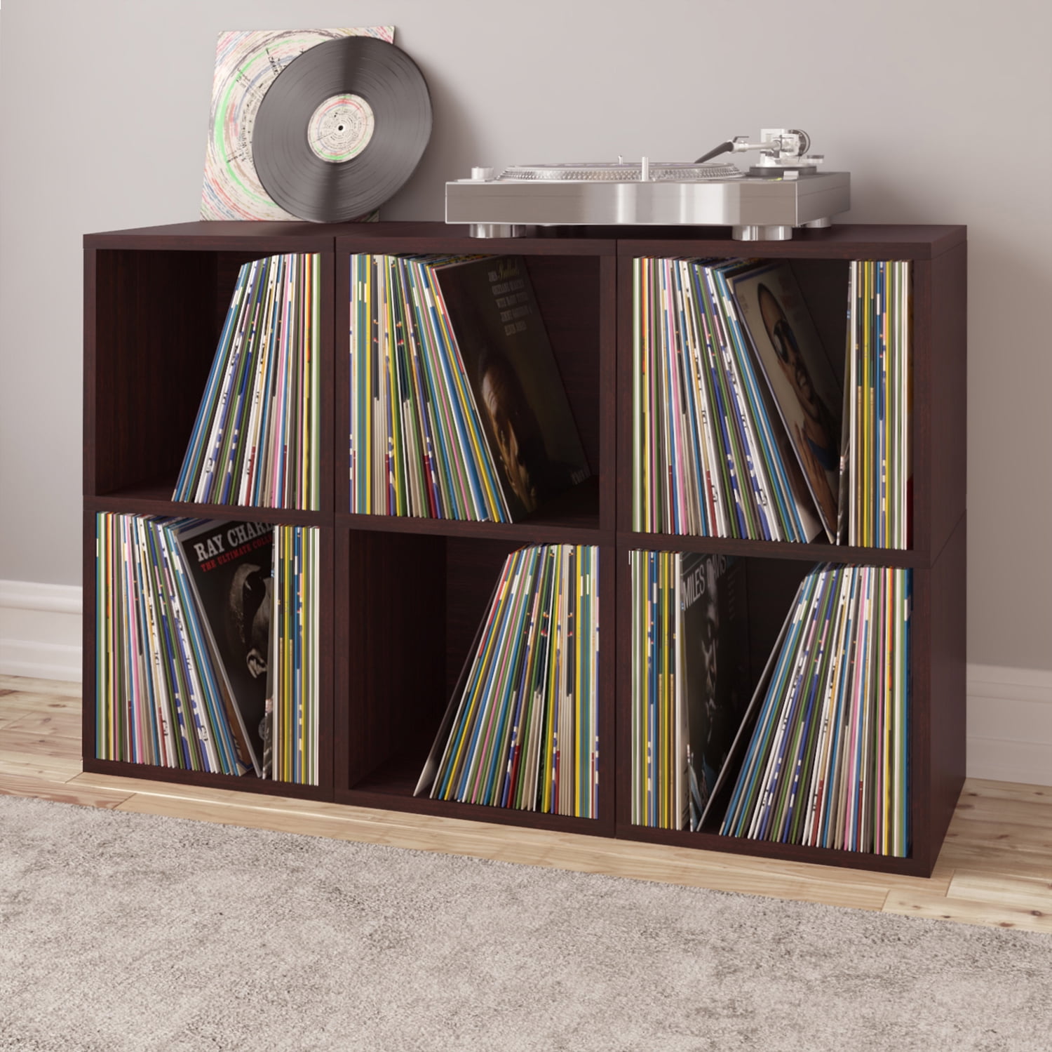 Record sale cube storage