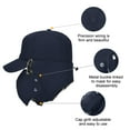 thumbnail image 4 of Viworld Trooper Hat Waterproof/Windproof Aviator Caps with [Chin Strap] [Ear Flaps],Imperialstation Winter Warm Baseball Hat for Women Men Outdoor Activities Hunting Sking Skating Hilking, 4 of 9