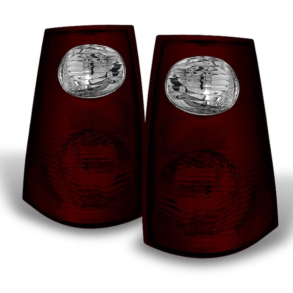 AKKON - For Ford Explorer Sport Trac Model Pickup Red Smoke Tail Lights Brake Lamp Replacement Left   Right Pair