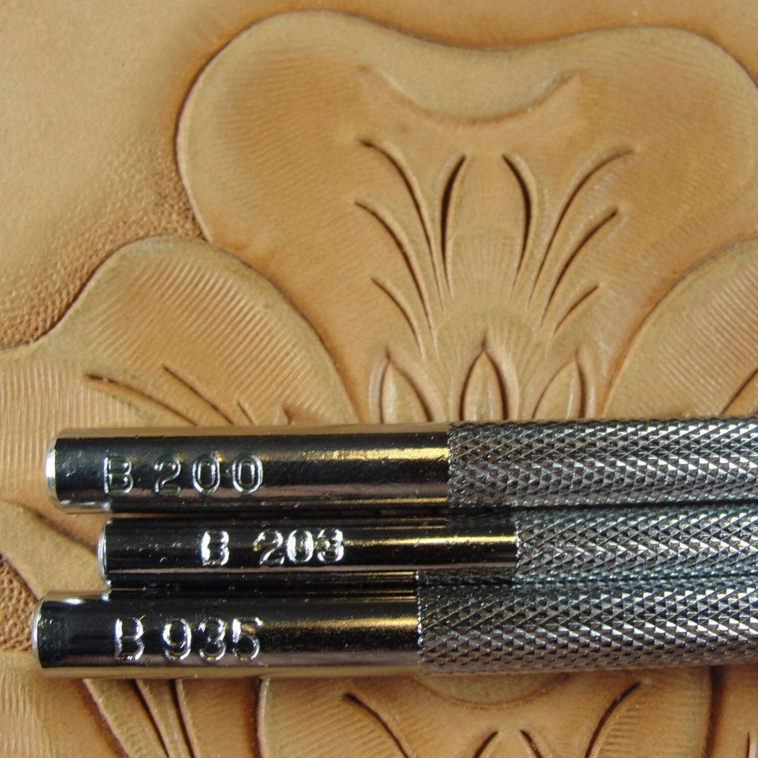 Leather Stamping Tools, Smooth Beveler Stamps, Set of 3 Leather Stamping Tools, Craft Japan Leathercraft Tools