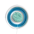 thumbnail image 1 of kurtrusly Portable Mini Folding Bucket Washing Machine Home Travel Sonic Turbine USB ABS Laundry Cleaner, 1 of 9
