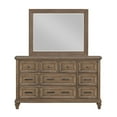 thumbnail image 3 of New Classic Furniture Mariana 5-Piece Wood King Bedroom Set w Chest in Mocha, 3 of 10