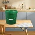 thumbnail image 1 of RENACLIPY fermention jars Fermenting Bucket Green Food Safe Plastic For Multipurpose 1Pcs, 1 of 6