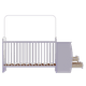 thumbnail image 3 of Cuna con Cajones Madik Color Blanco con Soporte para Tela Mosquitera 2500.0001, 3 of 6