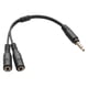 thumbnail image 1 of Micrófono Y Divisor Cable Adaptador 1 Trrs A 2 Trs Audio Aux Studio Convertidor, 1 of 9
