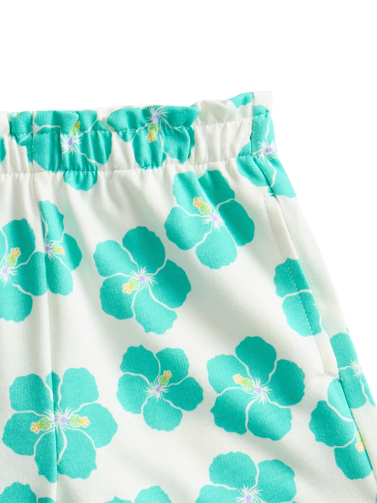 Wonder Nation Toddler Girls Soft Knit Pull On Shorts, Sizes 18M-5T