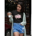 thumbnail image 2 of Cherry Blossoms Watercolor T-Shirt Women -Image by Shutterstock, Female Large, 2 of 4