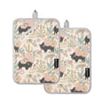 thumbnail image 7 of Yayeee Pot Holders Kitchen Heat Resistant with Pockets 7"x9.8" Cotton Oven Cooking Hot Pads, West Wild Pattern, 7 of 7