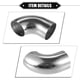 thumbnail image 5 of 2 Unidad Curva Codo Tubo Tubo, 2,48 DE 90° DIY Escape Tubo  para Auto, 5 of 7