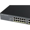 thumbnail image 2 of Zyxel 24-Port Gigabit Ethernet L2 PoE Switch with 10GbE Uplink, 2 of 3