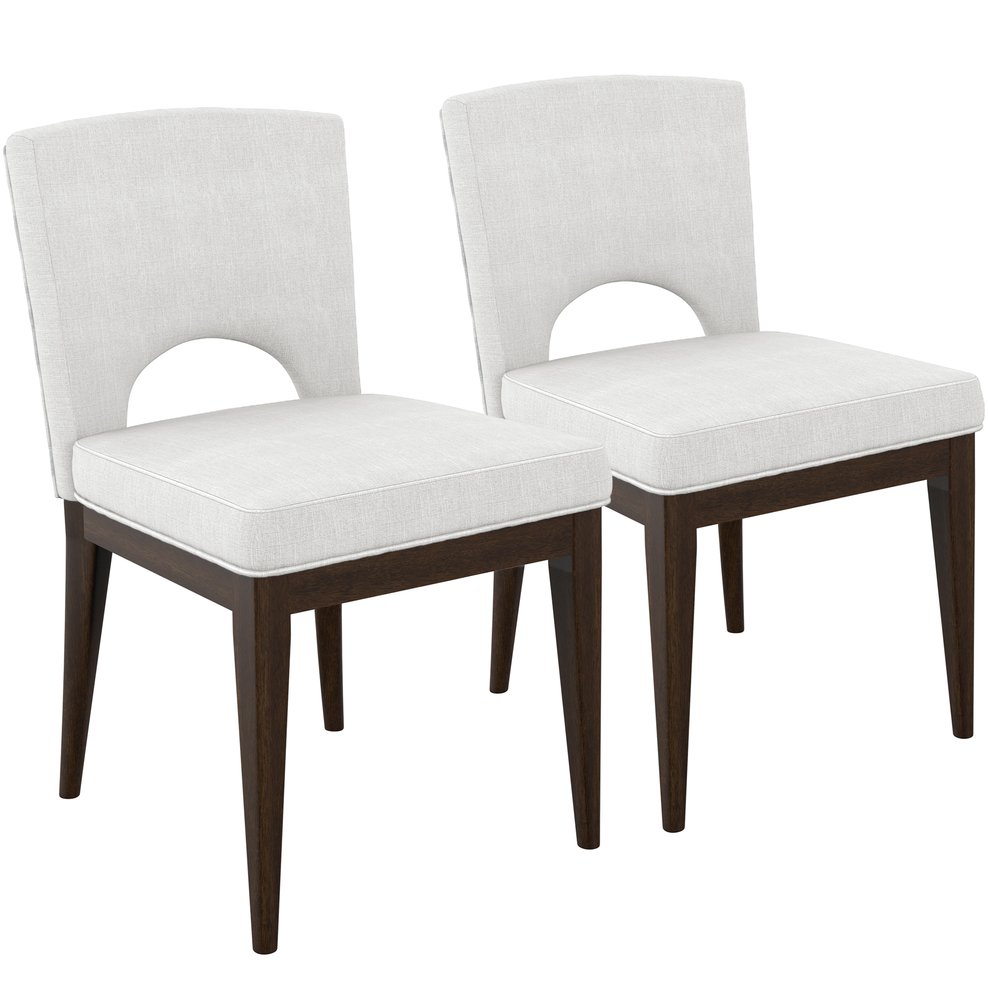 Twin Star Home Upholstered Dining Chairs, Set of 2