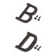 thumbnail image 1 of 2 letras para puerta, creativas, para bricolaje, para dormitorio, para montar en la pared BD, 1 of 9
