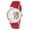 Red, variant on Stylish Women Rose Pattern Watch Classic Round Dial Faux Leather Strap Accurate Quartz Movement Wrist Watch Birthday Anniversary Gift